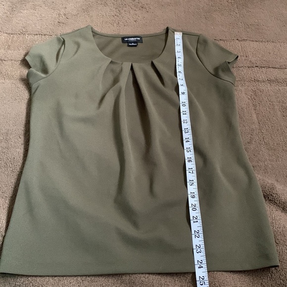 Liz Claiborne Career Cap sleeve top Sz S - Picture 2 of 4